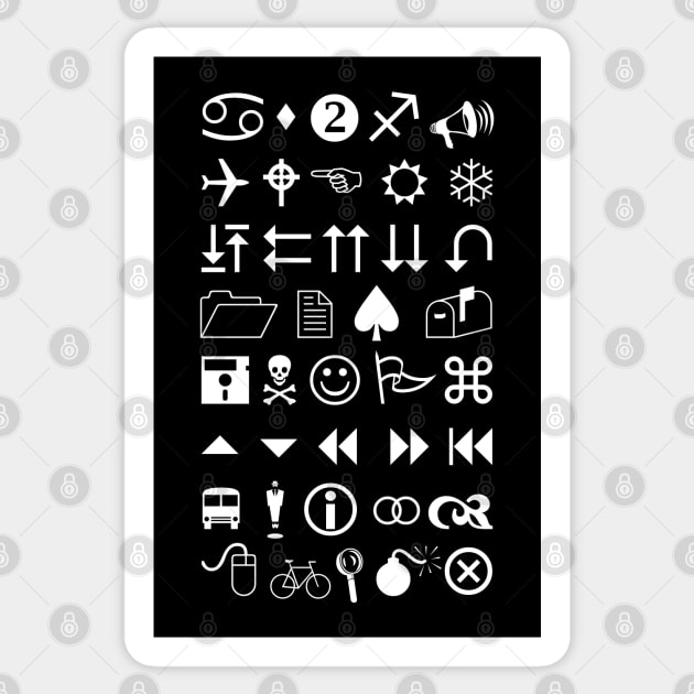 Classic Font Images Sticker by Dellan